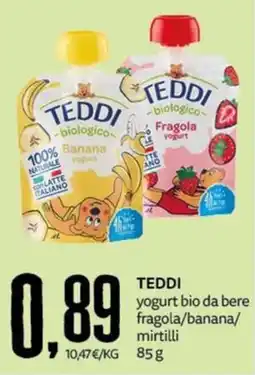 PRO7 Supermercati Teddi yogurt bio da bere offerta