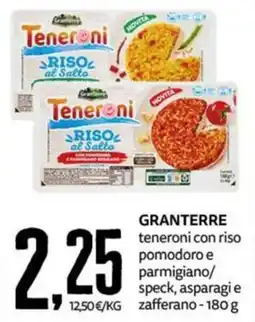 PRO7 Supermercati Granterre teneroni con riso pomodoro e parmigiano offerta