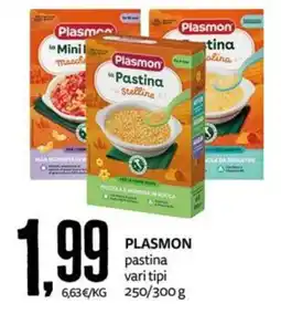 PRO7 Supermercati Plasmon pastina vari tipi offerta