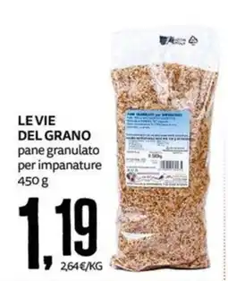 PRO7 Supermercati Le vie del grano pane granulato per impanature offerta