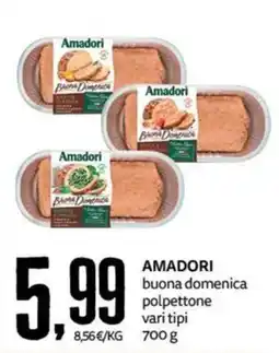 PRO7 Supermercati Amadori buona domenica polpette offerta
