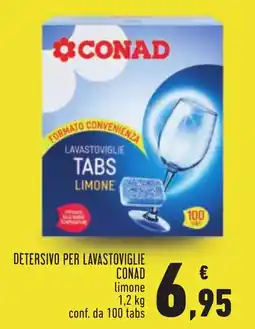 Conad Detersivo per lavastoviglie Conad limone offerta