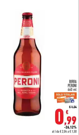 Conad Birra Peroni offerta