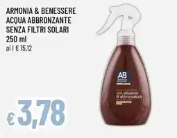 Famila Superstore Armonia & Benessere acqua abbronzante offerta