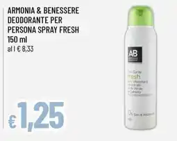 Famila Superstore Armonia & benessere deodorante per persona spray fresh offerta