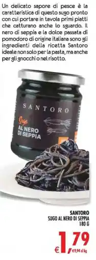Deco Maxistore Santoro Sugo al nero di seppia offerta