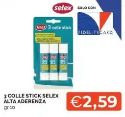 Mercatò 3 colle stick selex offerta