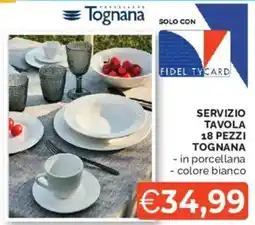 Mercatò Servizio tavola Tognana offerta