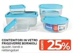 Mercatò Contenitori in vetro Frigoverre Bormioli offerta