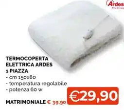 Mercatò Big Termocoperta elettrica Ardes offerta