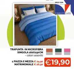 Mercatò Big Trapunta in microfibra offerta