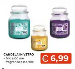 Mercatò Big Candela in vetro offerta