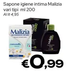MAX Supermercati Sapone igiene intima Malizia offerta