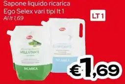 MAX Supermercati Sapone liquido ricarica Ego Selex offerta