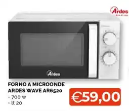 Mercatò Big Forno a microonde Ardes Wave AR6520 offerta