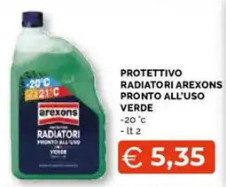 Mercatò Extra Protettivo radiatori Arexons pronto all'uso verde offerta