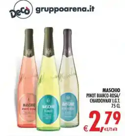 Deco Maxistore Maschio Pinot Bianco-Rosa/Chardonnay I.G.T. offerta