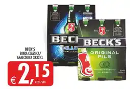 Deco Maxistore Beck's birra classica/analcolica offerta