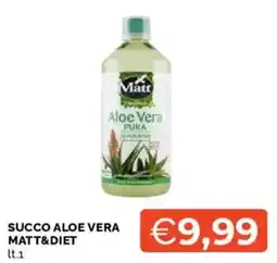 Mercatò Succo aloe vera matt&diet offerta
