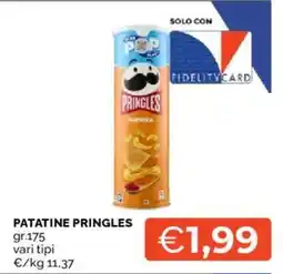 Mercatò Patatine Pringles offerta