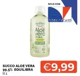 Mercatò Succo aloe vera 99,5% Equilibra offerta