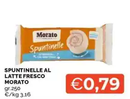 Mercatò Spuntinelle al latte fresco Morato offerta