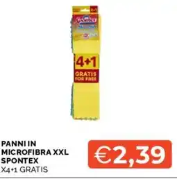 Mercatò Panni in microfibra xxl spontex offerta