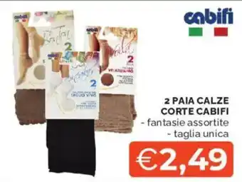 Calze corte Cabifi