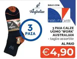 Mercatò Calze uomo 'Work' Australian offerta