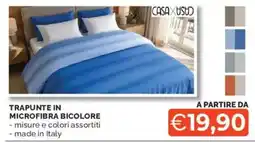 Mercatò Trapunte in microfibra bicolore offerta