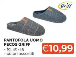 Mercatò Pantofole uomo Pecos Griff offerta