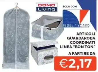 Articoli guardaroba coordinati linea Bon Ton