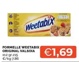 Mercatò Formelle Weetabix Original Valsoia offerta