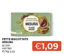 Mercatò Fette biscottate Misura offerta