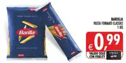 Deco Maxistore Barilla pasta formati classici offerta