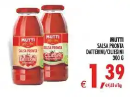 Deco Maxistore Mutti salsa pronta datterini/ciliegini offerta