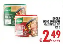 Deco Maxistore Knorr brodo granulare classici vari tipi offerta