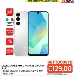 Mercatò Cellulare Samsung A165 Galaxy A16 offerta