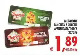 Deco Maxistore Negroni pancetta a cubetti offerta