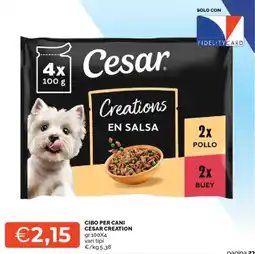 Mercatò Cesar Creations en salsa offerta