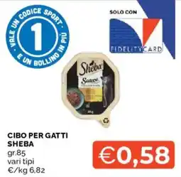 Mercatò Cibo per gatti Sheba offerta
