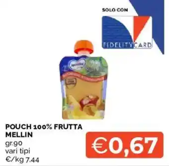 Pouch 100% frutta Mellin