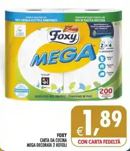 Deco Maxistore Foxy carta da cucina mega decorata offerta