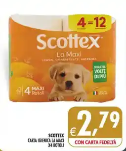 Deco Maxistore Scottex carta igienica la maxi offerta