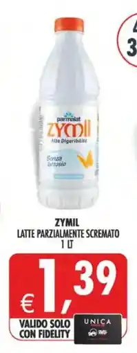 Deco Maxistore Zymil latte parzialmente scremato offerta
