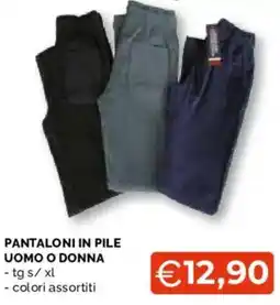 Mercatò Extra Pantaloni in pile offerta