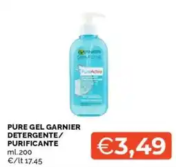 Mercatò Pure gel Garnier detergente purificante offerta