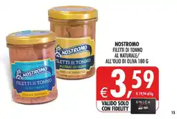 Deco Maxistore Nostromo filetti di tonno offerta