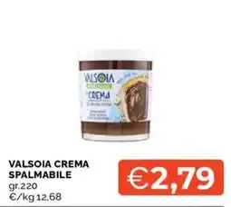 Mercatò Valsoia crema spalmabile offerta
