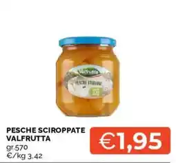 Mercatò Pesche sciroppate Valfrutta offerta